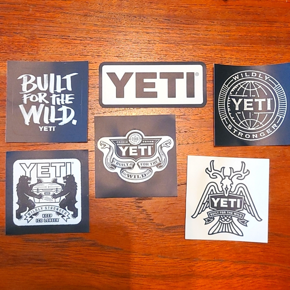 Assorted Yeti Stickers